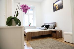 Posteľ alebo postele v izbe v ubytovaní Brand New Apartment Budapest