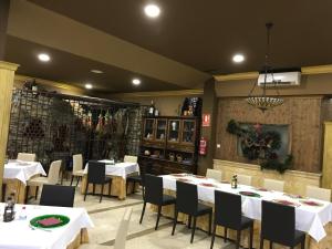 Restaurace v ubytování Los Galanes