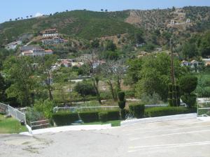 Uma vista da montanha tirada do apartamento 
