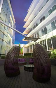 O edifício em que o hotel se localiza