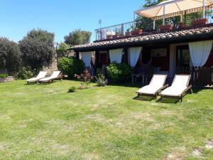 Vonkajšia záhrada v ubytovaní Agriturismo San Giacomo