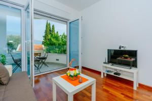 TV a/nebo společenská místnost v ubytování Apartments Bujkovic