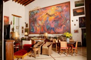 Posezení v ubytování Quinta Cielo - Hotel Boutique y Restaurante