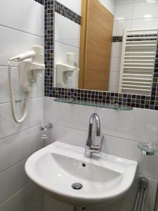 Uma casa de banho em Haus Lisa
