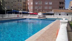 Bazén v ubytovaní Palmeral de Torrevieja alebo v jeho blízkosti