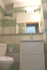 Ένα μπάνιο στο APARTAMENT KOŁOBRZEG