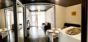 Posezení v ubytování Akvitaniya Mini-Hotel