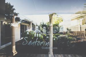 Zahrada ubytování Santorini Guesthouse