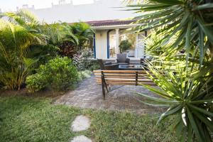 Zahrada ubytování Santorini Guesthouse