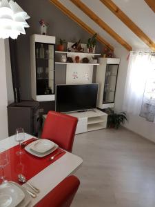 Kuchyň nebo kuchyňský kout v ubytování Apartment Vrba