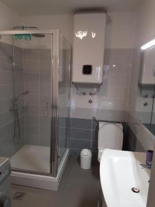 Koupelna v ubytování Apartment Vrba