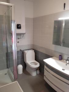 Koupelna v ubytování Apartment Vrba