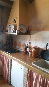 Nhà bếp/bếp nhỏ tại Casa Rural El Nido del Cuco