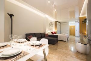 Posezení v ubytování Suites Garden Loft Munch