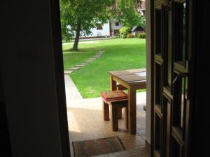 A garden outside Vendégmarasztaló Porta
