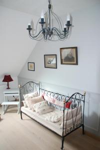 Postel nebo postele na pokoji v ubytování Chambre d'hotes "Les Paturelles"