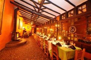 Restaurace v ubytování Posada Cafe La Huerta