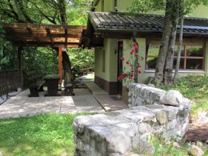 Zahrada ubytování Apartma Narnia