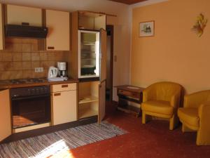 Küche/Küchenzeile in der Unterkunft Apartmenthaus Rupitsch