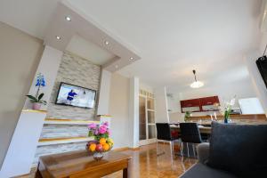 TV a/nebo společenská místnost v ubytování APARTMENT ANA 4+2