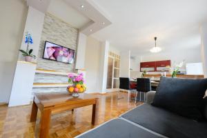 Kuchyň nebo kuchyňský kout v ubytování APARTMENT ANA 4+2