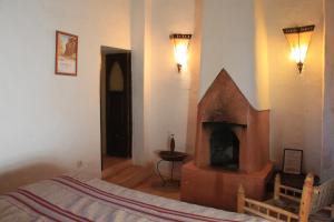 Postel nebo postele na pokoji v ubytování Riad Cascades d'Ouzoud