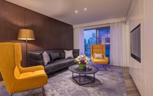 Posezení v ubytování The Star Grand Hotel and Residences Sydney