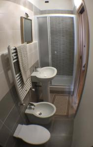 Koupelna v ubytování B&B Iris