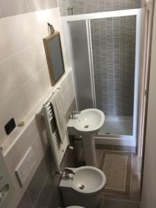 Koupelna v ubytování B&B Iris