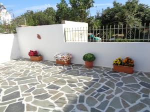 A garden outside Studio near the sea