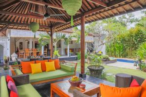 Zona d'estar a Villa Bali Caviar