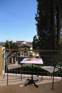 Balkón alebo terasa v ubytovaní B&B La Cornice