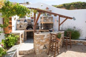 Patio nebo venkovní prostory v ubytování Villa Pelagos
