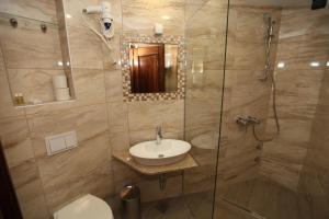 Vannituba majutusasutuses Apis Hotel
