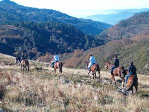 Horseback riding in the country house o sa malapit