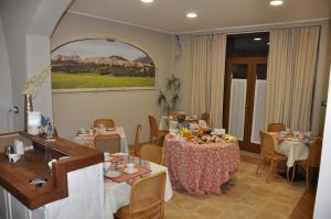 Posezení v ubytování B&B Iris