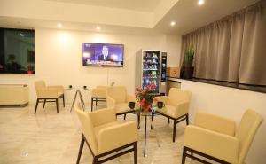TV a/nebo společenská místnost v ubytování Hotel Nuvola