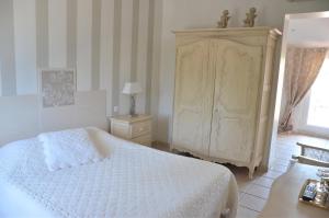 Postel nebo postele na pokoji v ubytování Hotel Villa Des Anges