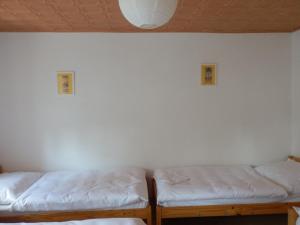 Posteľ alebo postele v izbe v ubytovaní Rodinné vinařství Mikulenkovi