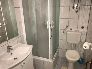 Koupelna v ubytování Apartment Nela