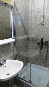 Koupelna v ubytování City apartment Amfora