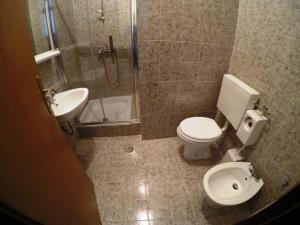 Koupelna v ubytování City apartment Amfora