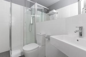 Kúpeľňa v ubytovaní Hotel Perła