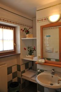 Koupelna v ubytování Albergo Garni' Laura