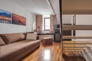 TV a/nebo společenská místnost v ubytování Hotel Central
