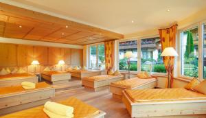 Χώρος καθιστικού στο Verwöhnhotel Kristall