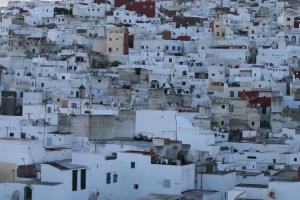 Splošen razgled na mesto Tétouan oz. razgled na mesto, ki ga ponuja riad