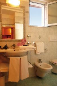 Koupelna v ubytování Hotel Filippeschi