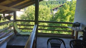 Balkón nebo terasa v ubytování Apartment Sajra