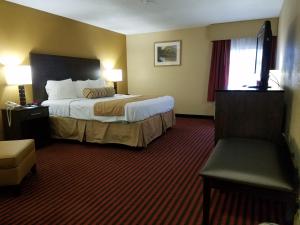 En eller flere senge i et værelse på Best Western Martinsville Inn